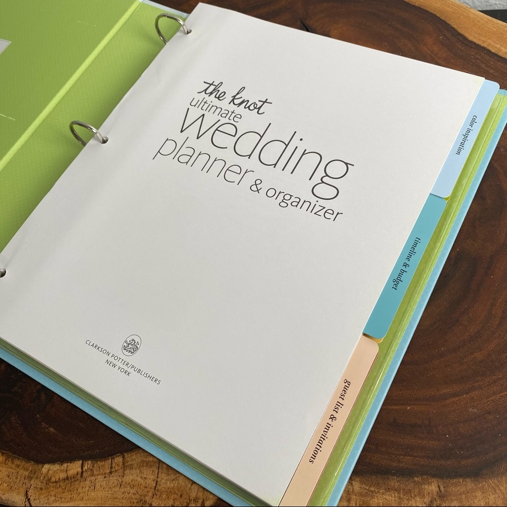 The Knot Wedding Planner and Organizer.